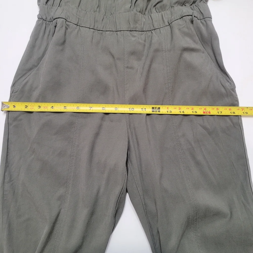 lululemon athletica Olive Utility Short-Sleeve Jumpsuit Size 8